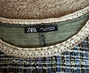 ZARA Multicolored Stitch Top thumbnail 3