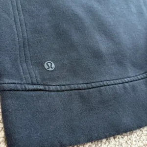 Lululemon Scuba Hoodie Women 2 Black Funnel Neck Pullover Fleece Pockets‎ thumbnail 10