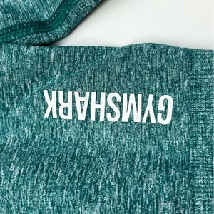 GymShark Womens Size XS Teal Long‎ Sleeve Cropped Fitted Top Workout Athletic thumbnail 5