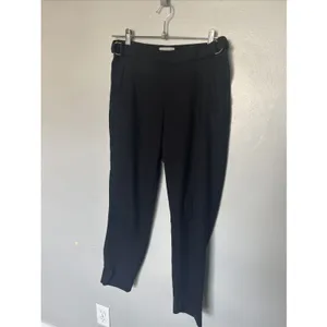 H&M -Womens Dress Pants / Slacks with Gold Buckels - Size 4 - Black thumbnail 4