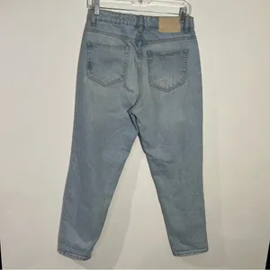 Zara High Waist‎ Ripped Jeans Size 6 Casual Streetwear Y2K Grunge Off-Duty thumbnail 5