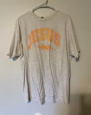 Handmade Gildan Vintage Style Jesus Christian Tshirt thumbnail 2