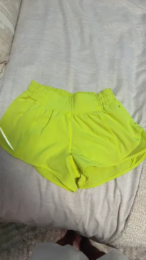 neon lululemon shorts size 2  2.5  thumbnail 2
