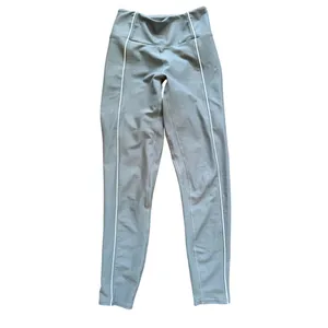 YPB Abercrombie Dark Gray SculptLux High Rise Piping Leggings M Long thumbnail 2