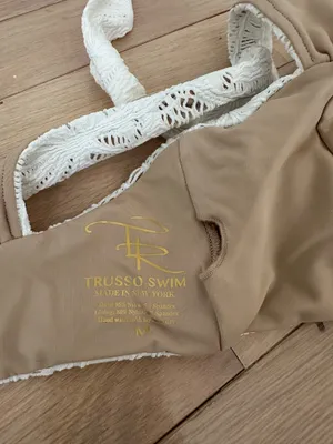 White Bridal Bikini Size M thumbnail 7