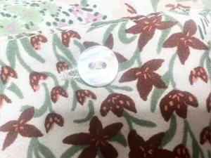 Cynthia Rowley Floral Multicolor Button-Front Cropped Sleep Shirt Size Medium thumbnail 9
