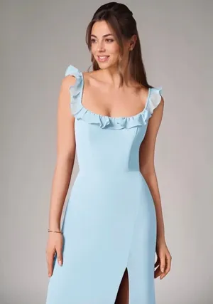 Azazie Bridesmaid Dress Chiffon thumbnail 1