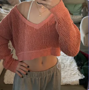 Pink Free People Sweater thumbnail 1