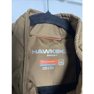 Hawke & Co Sport Quilted Jacket Womens Size‎ XL Brown Puffer Performance thumbnail 4