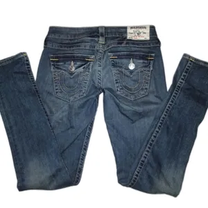 True Religion Womens 25 Skinny Denim‎ Slim Jeans thumbnail 8