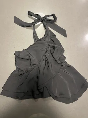 Vestique Black Halter Top thumbnail 1