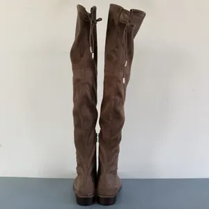 Marc Fisher Humor 2 Over The Knee Taupe‎ Faux Suede Boots thumbnail 6