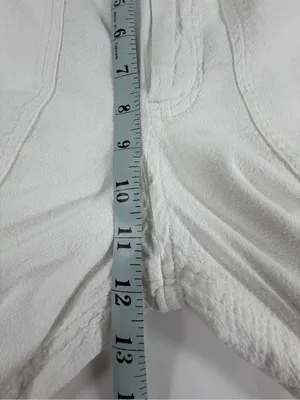 Hollister Ultra High Rise Baggy Cargo Pants Cream Ivory Wide Leg Y2K Womens‎ XS thumbnail 4