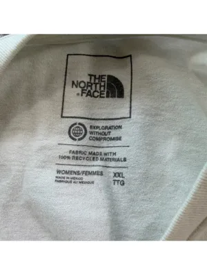 The North Face International Women’s Day Graphic T-Shirt Women’s XXL Cream 2022 thumbnail 4