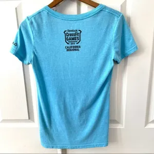 Reebok CrossFit games turquoise short sleeve T thumbnail 4