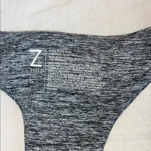 Z By Zella‎ Gray Seamless Sports Bra with Racerback Support thumbnail 2