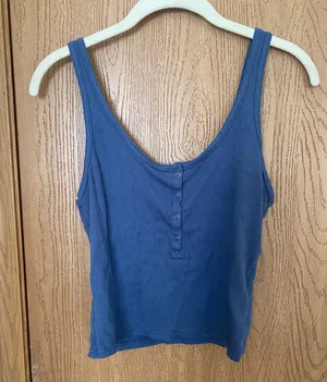 Wild Fable Blue Tank Top thumbnail 1