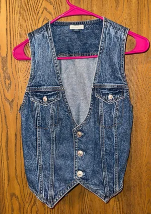 American Eagle Denim Vest thumbnail 1