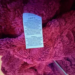 No Boundaries Women’s Wine Color Embossed Fleece Hoodie & Joggers Set size XS thumbnail 9