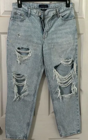 Aeropostale Jeans Mom light wash  thumbnail 1