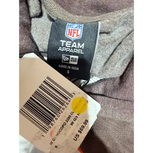 Cleveland Football NFL Team New Era Hoodie Applique Womens S Brown DawgPound New thumbnail 6