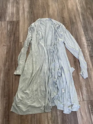 Kyte BABY Bamboo Women’s Robe M/L Fog Blue thumbnail 4