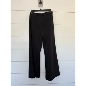 Halara Women’s Medium Black Pull on Pants Wide Leg New thumbnail 3