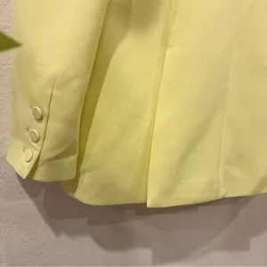 Elliatt Kennedy Oversized Tailored Bow Jacket Blazer Limoncello Size Small NWT thumbnail 8