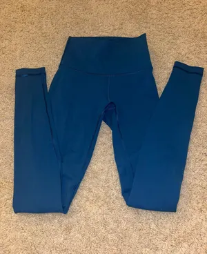Lululemon Blue Leggings thumbnail 1