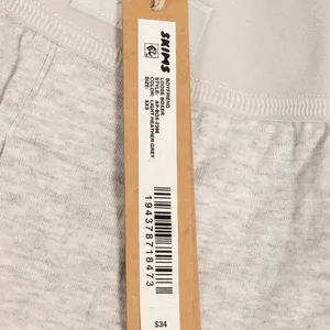 NWT Skims Boyfriend Loose Boxer in Light Heather Gray thumbnail 12