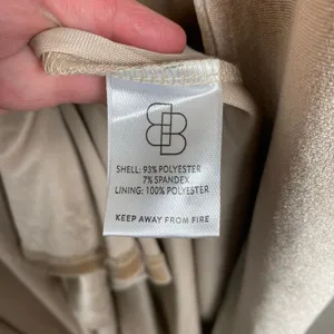 Baltic Born Beige Velvet Meghan Short Flutter Sleeve Wrap Maxi Dress Sz.XL thumbnail 15