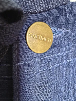 Carhartt Navy Blue Cargo Work Pants Womens XS Short thumbnail 3