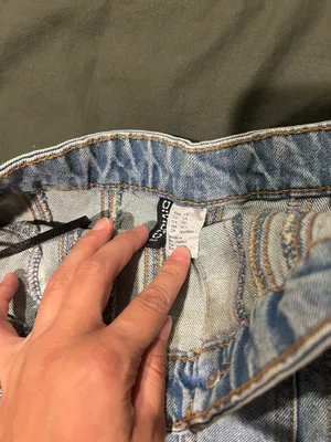 H&M Denim Corset Top thumbnail 3