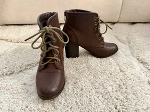 Brown Ankle Booties Size 6 thumbnail 7