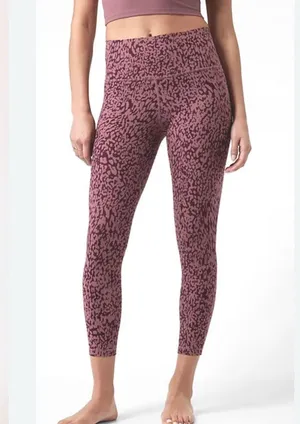 Athleta Womens Salutation Stash Pocket II Printed 7/8 Tight Tawny Rose SIZE 3X thumbnail 6