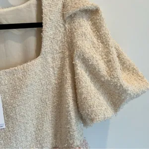 English Factory NWT Color Block Tweed Mini Dress | L thumbnail 9