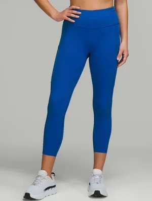 Lululemon Fast and Free High-Rise Crop 23" Blazer Blue Tone 6 thumbnail 5