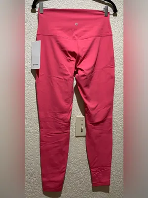 Lululemon NWT Align High Rise 28” leggings Glazed Pink Size 10 thumbnail 5