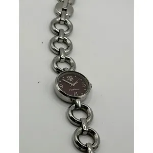 Fossil College Collection Texas A‎ & M Logo Maroon Face Silver Chain Watch thumbnail 8
