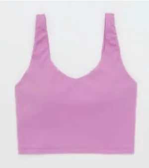 Aerie Offline Low Key Longline Bra thumbnail 1