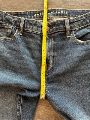 American Eagle‎ 8 Darkwash Straight Leg Skinny Jean thumbnail 5