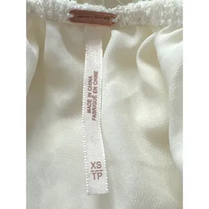 Free People Cream Lace Halter Ruffle Mini Dress Women XS Boho Festival Baby doll thumbnail 8