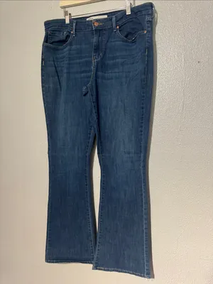 Levi's Signature by Levi Strauss Mid Rise Bootcut Jeans 14L Long Tall thumbnail 2
