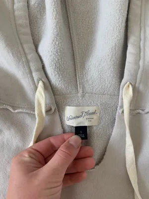 Universal Thread Beige Hoodie Loose fit Tan thumbnail 3