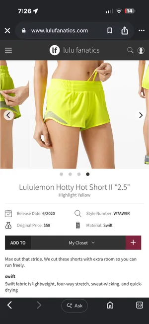 Lululemon Shorts thumbnail 5