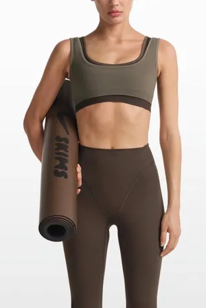 SKIMS x Nike ribbed seamless micro scoop bra thumbnail 1