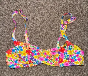 Bright Swimwear Top Bikini Floral thumbnail 1