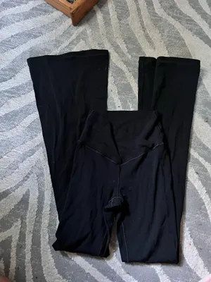 Aerie viral black crossover flare leggings XS thumbnail 1