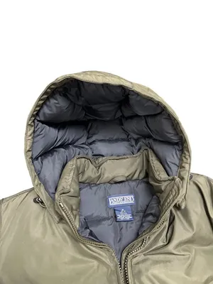 Lands End wms olive green petite hooded long winter parka coat sz M SKU 10-781 thumbnail 6