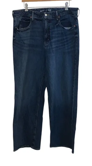 Old Navy 16 Tall Extra High Rise Wide Leg Jeans Secret Smooth Pockets thumbnail 1